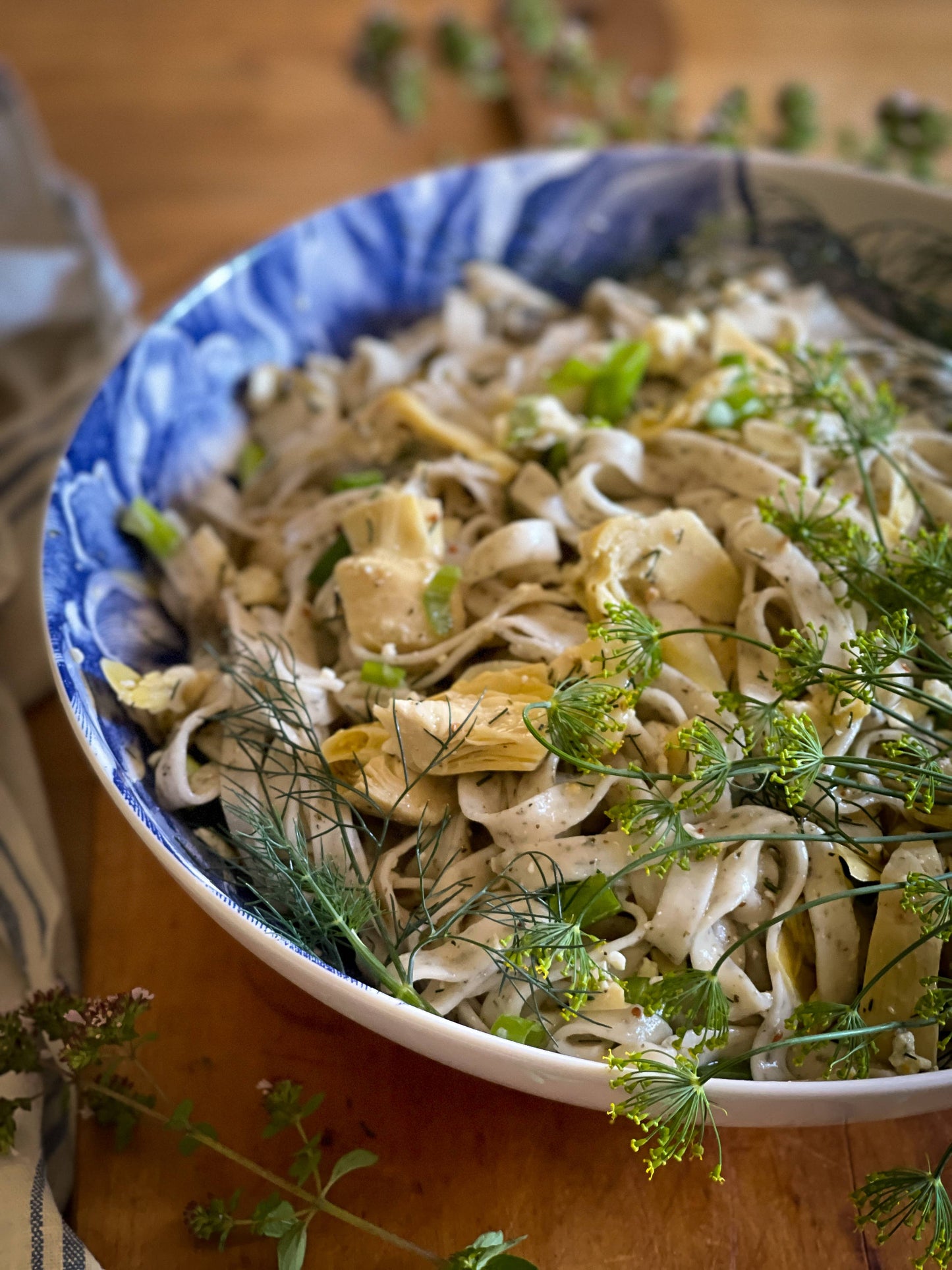 Roasted Garlic and Basil Fettuccine / Dry Specialty Pasta