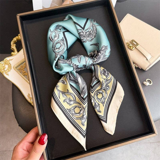 Fashion Print Square Scarf