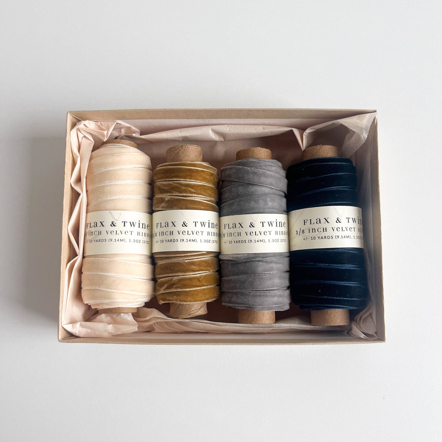 Flax & Twine Velvet Gift Box