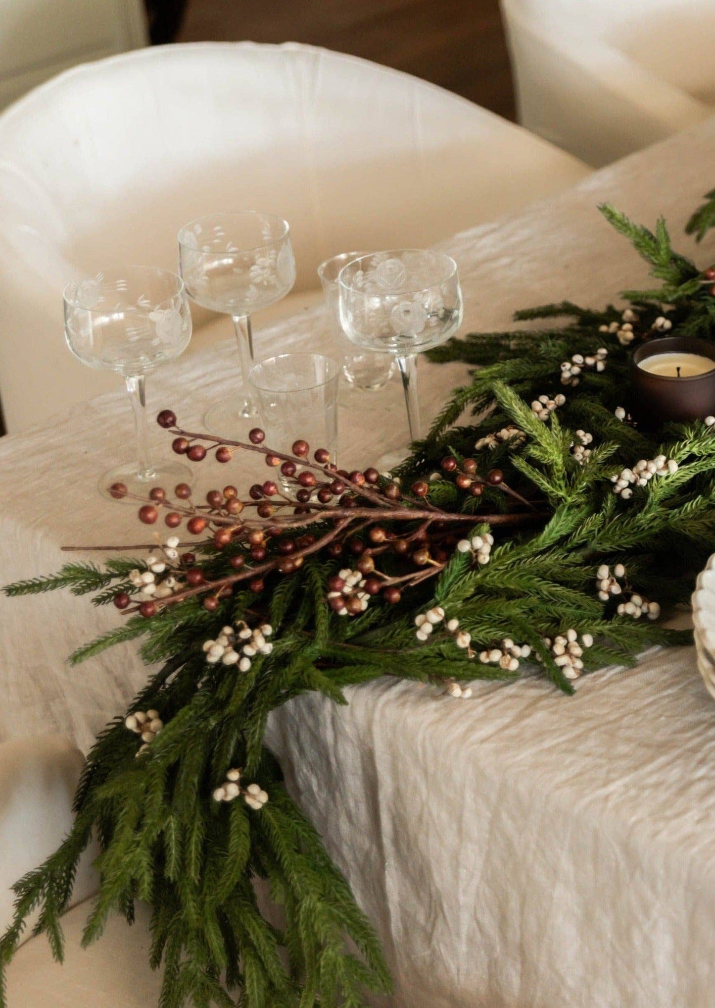 The Original Afloral™ Real Touch Norfolk Pine Garland - 60"