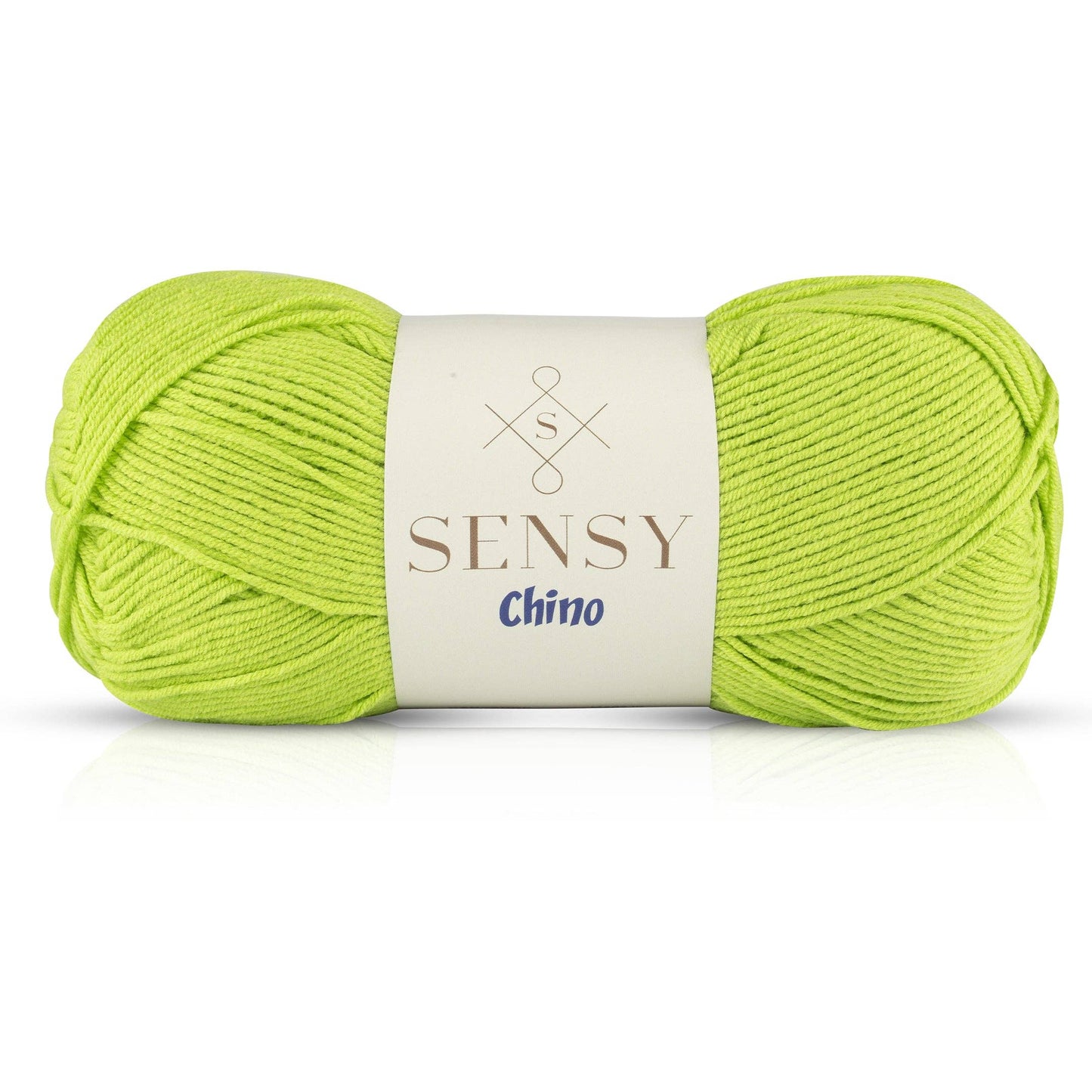 Sensy Chino Soft Cotton Yarn, 3.5 oz, 360 Yards, Gauge 2 Fin