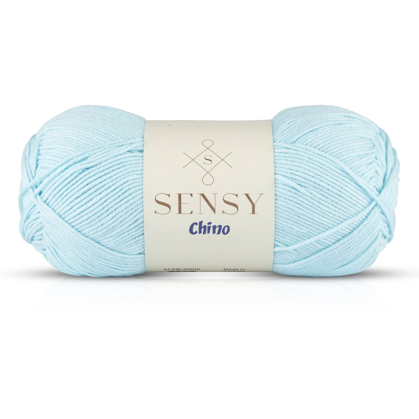 Sensy Chino Soft Cotton Yarn, 3.5 oz, 360 Yards, Gauge 2 Fin