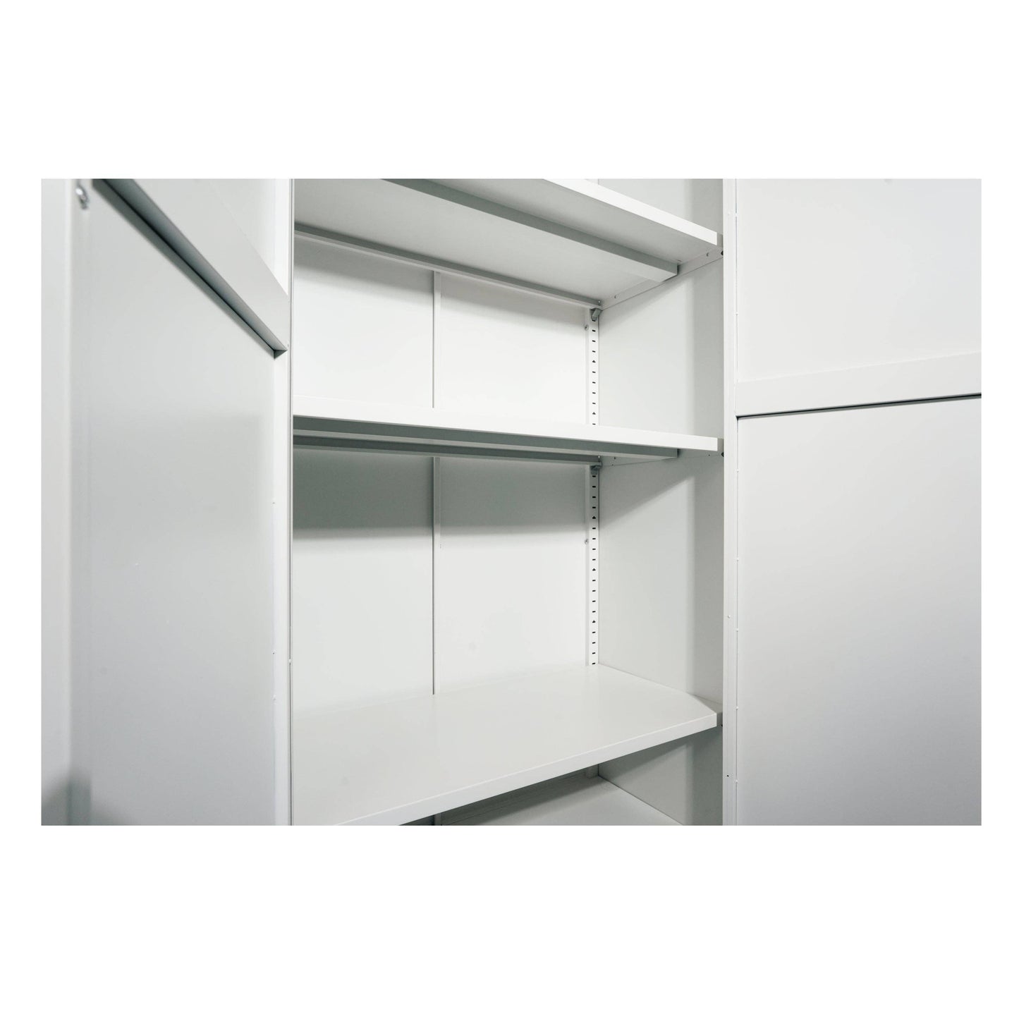 Shapely Doors Storage Cabinet with Adjustable Shelves