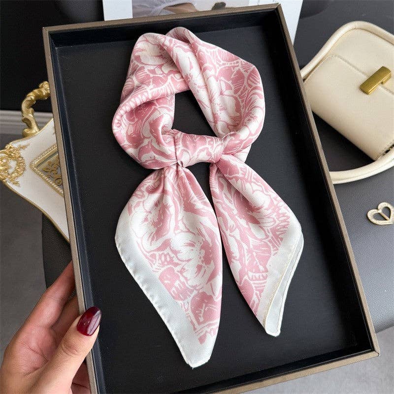 Fashion Print Square Scarf