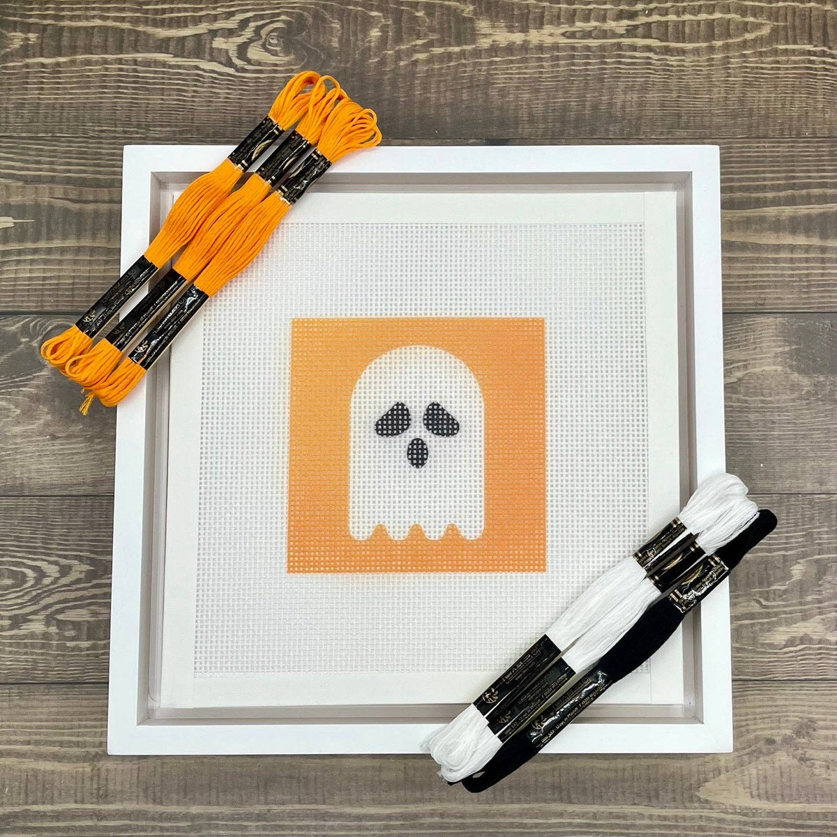 Halloween Ghost Needlepoint Design