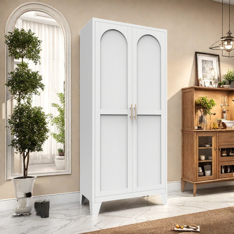 Shapely Doors Storage Cabinet with Adjustable Shelves