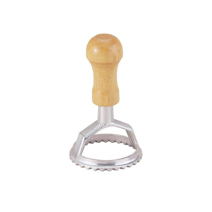 Fantes Ravioli Stamp, Fluted Round Stamp, 2in