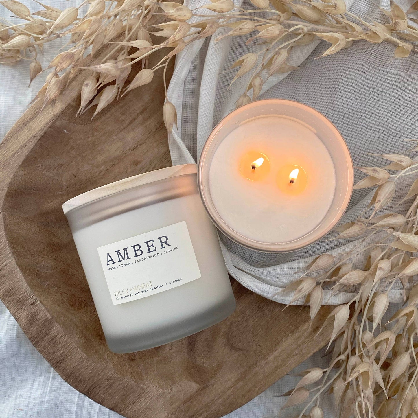 Amber Candle 