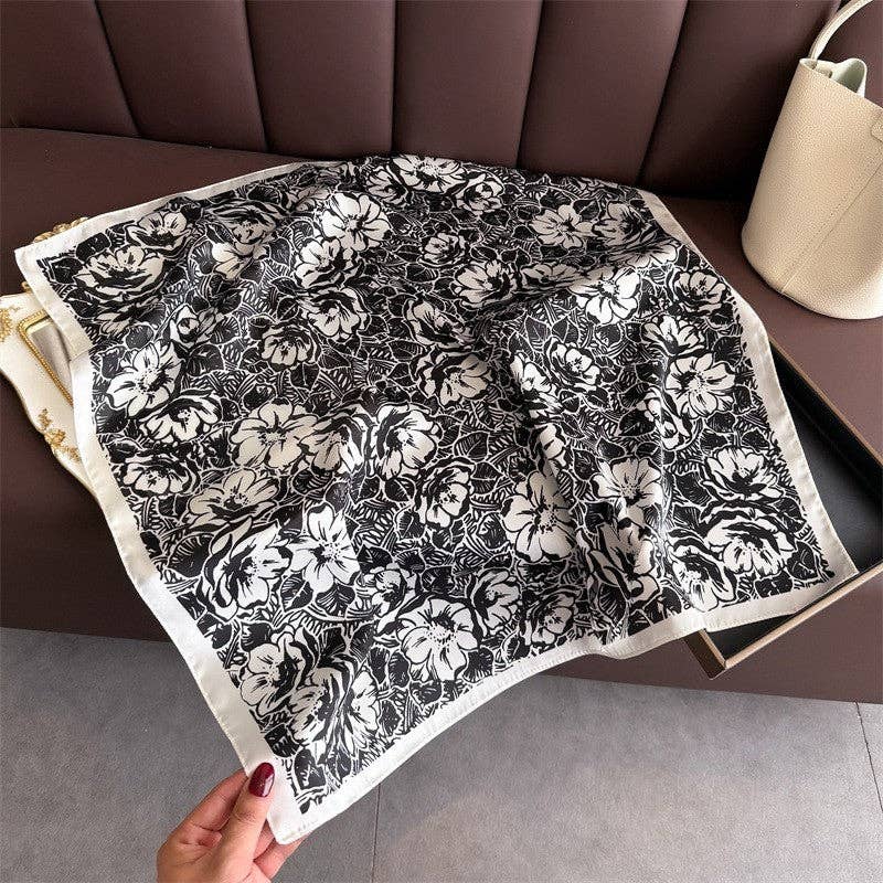 Fashion Print Square Scarf