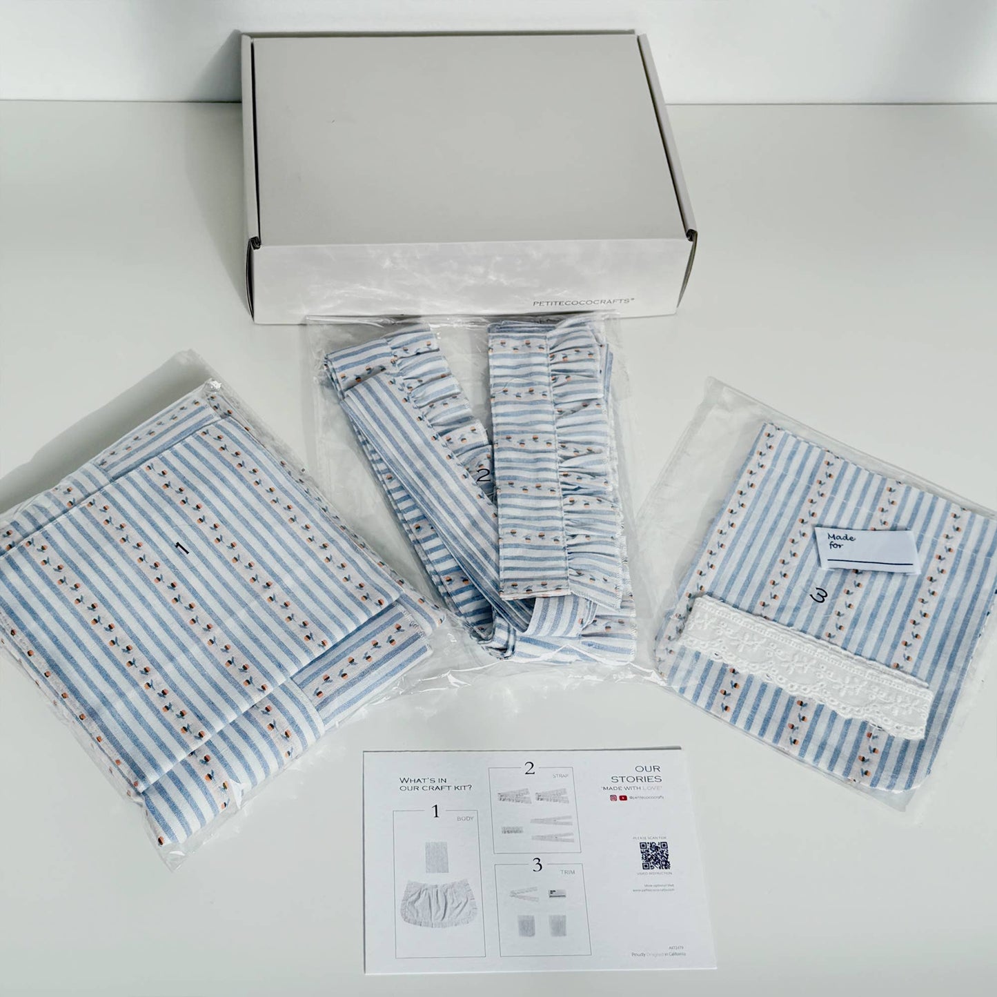 DIY Sewing Kit – Vintage Apron Craft Box (Lv.2)