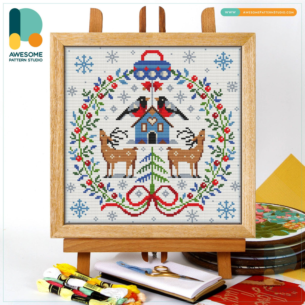 CS2029-1 Magic Winter Ball, Counted Cross Stitch Kit