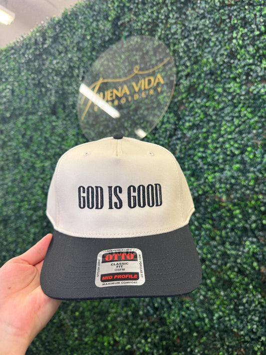 God is Good Embroidered Trucker, Faith Hat