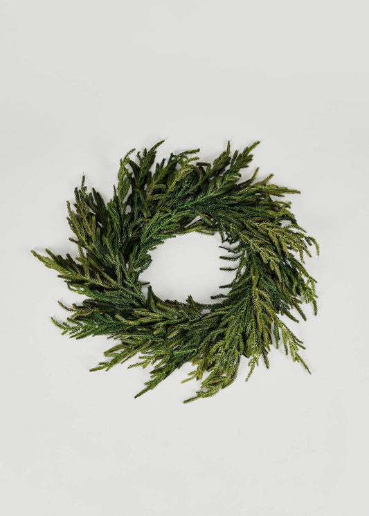 Afloral™ Real Touch Norfolk Pine Wreath - 24"