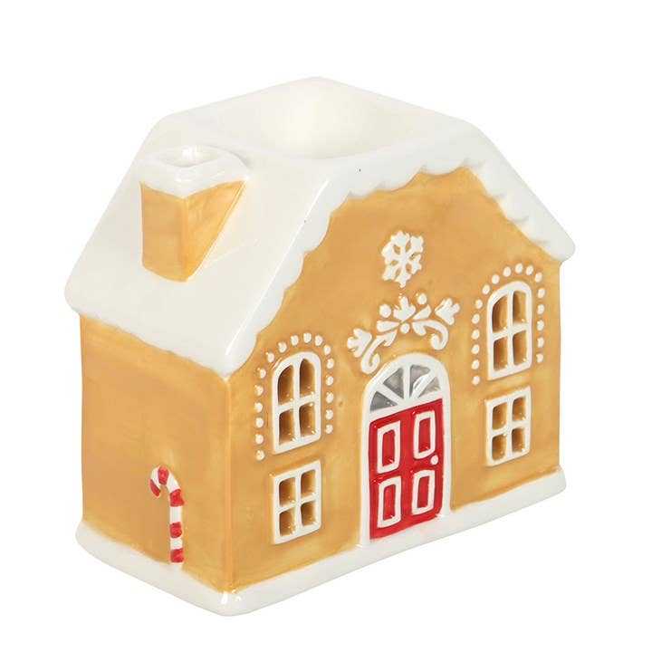 Gingerbread House Shaped Christmas Oil Burner and Wax Warmer