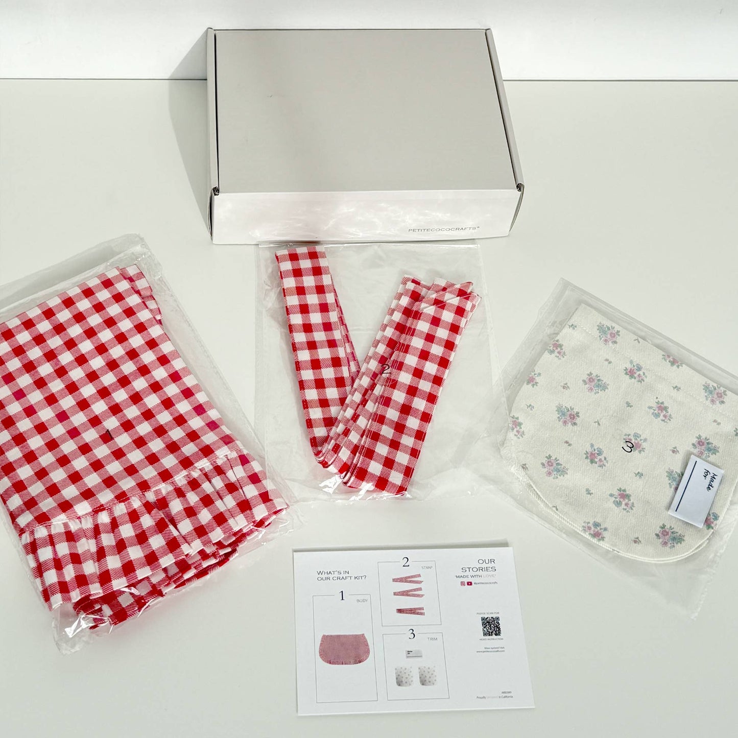 DIY Sewing Kit – Vintage Apron Craft Box (Lv.1)