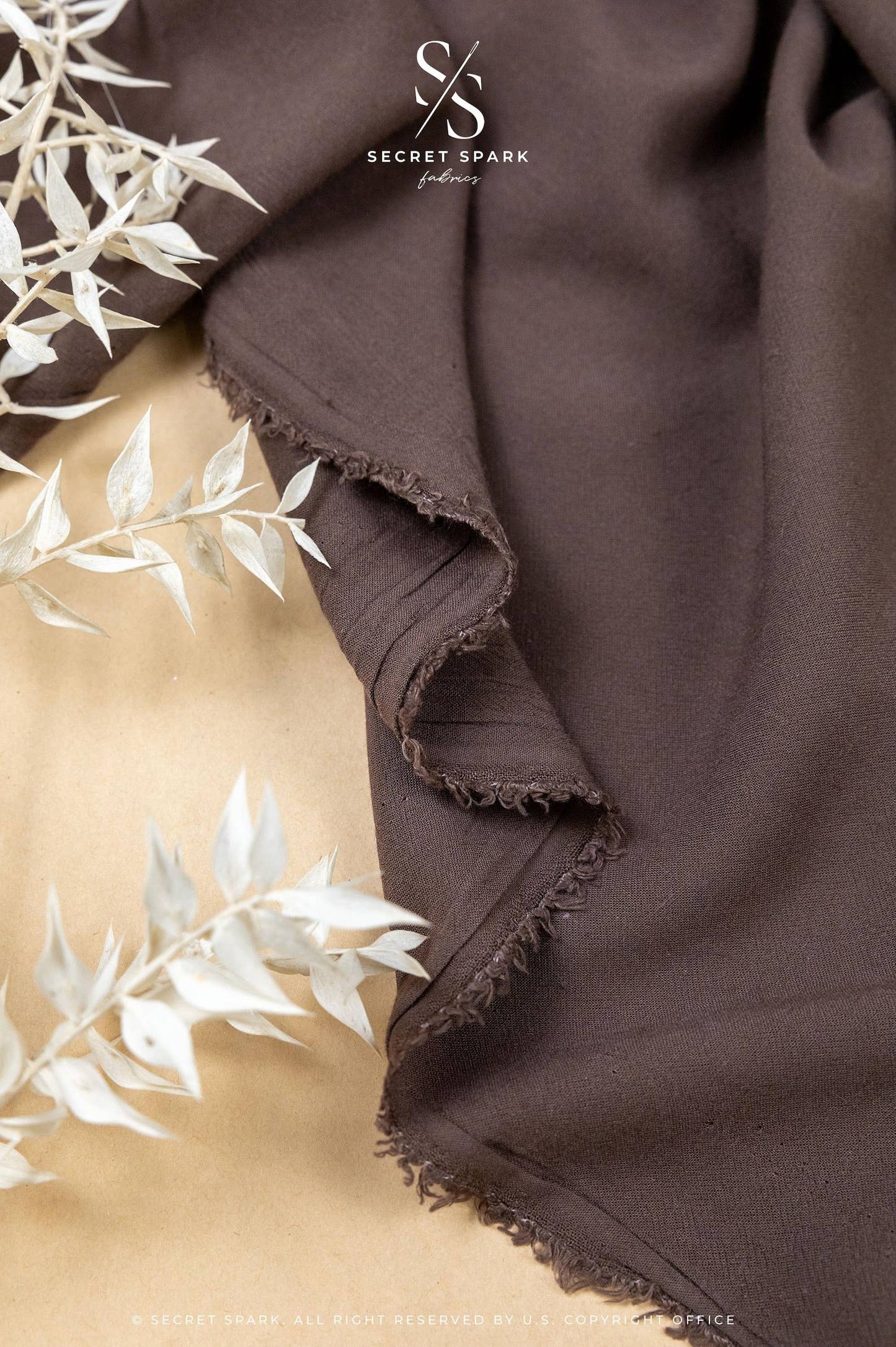 140 GSM Washed Linen Rayon Blend Fabric Wholesale by Roll