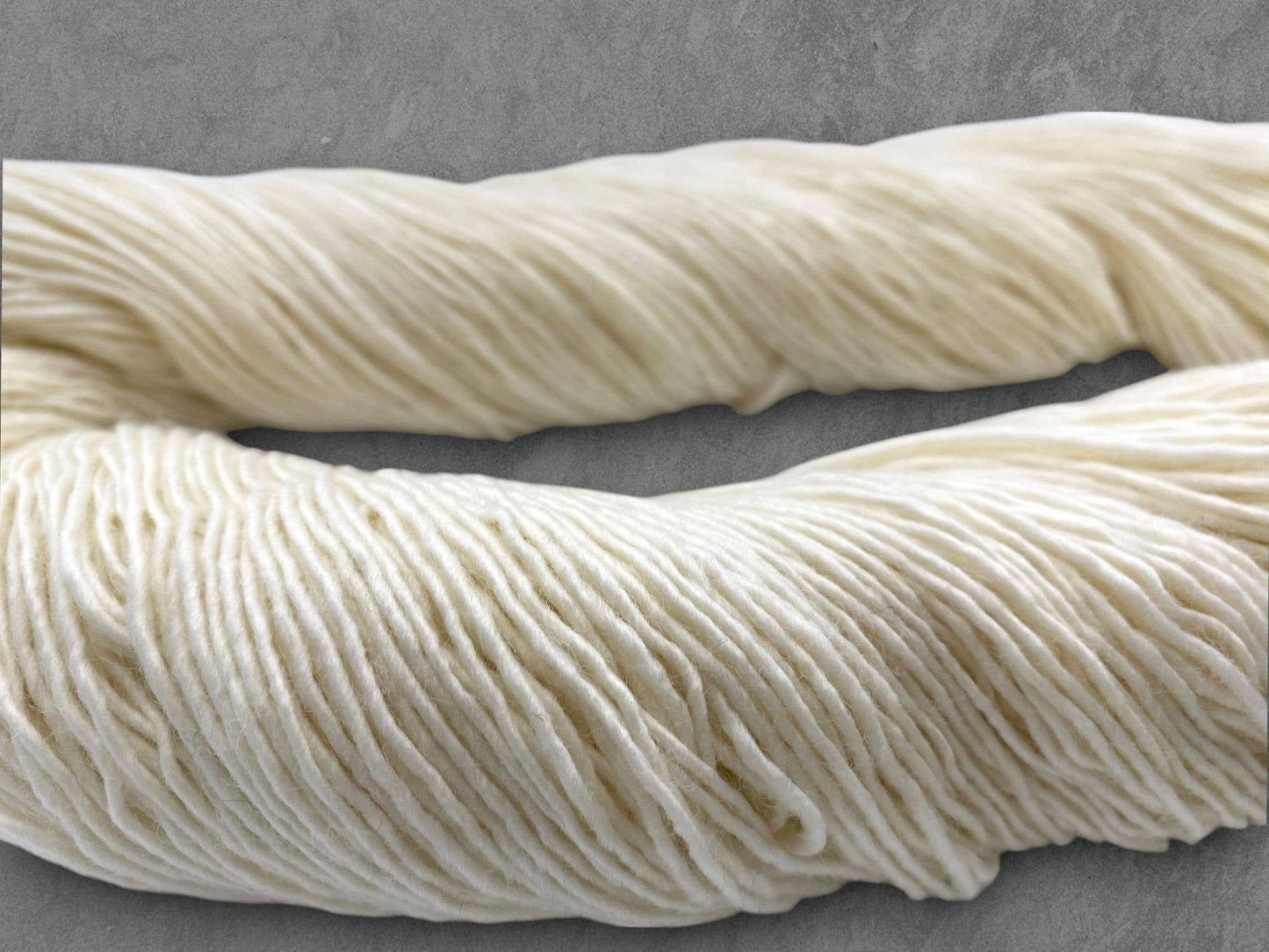 Undyed Yarn: Superwash Merino Single Fingering Knitting Yarn
