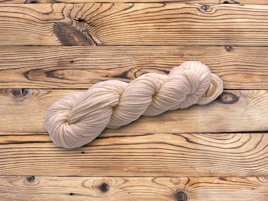 Undyed Yarn: Superwash Merino Worsted Knitting Yarn