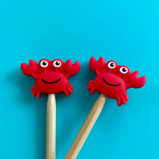 Kawaii Crab Sea Creature Cute Animal Silicone Gift for Knit