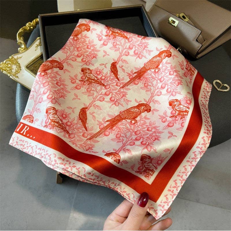 Fashion Print Square Scarf