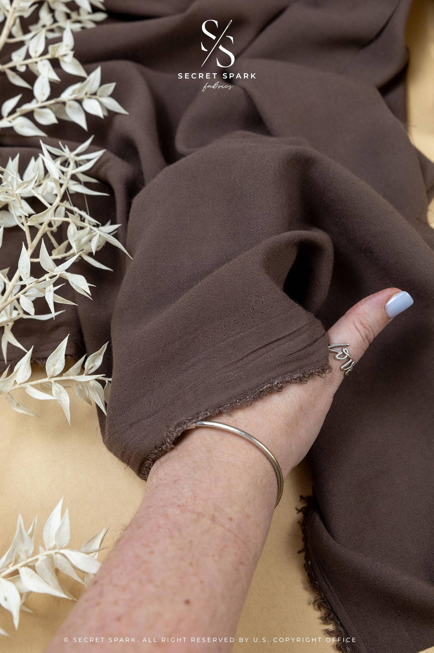 140 GSM Washed Linen Rayon Blend Fabric Wholesale by Roll
