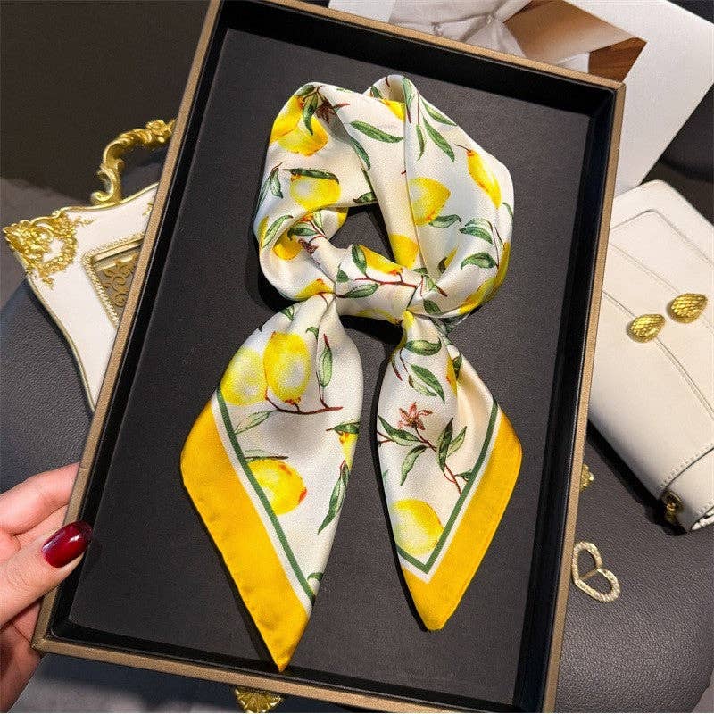 Fashion Print Square Scarf