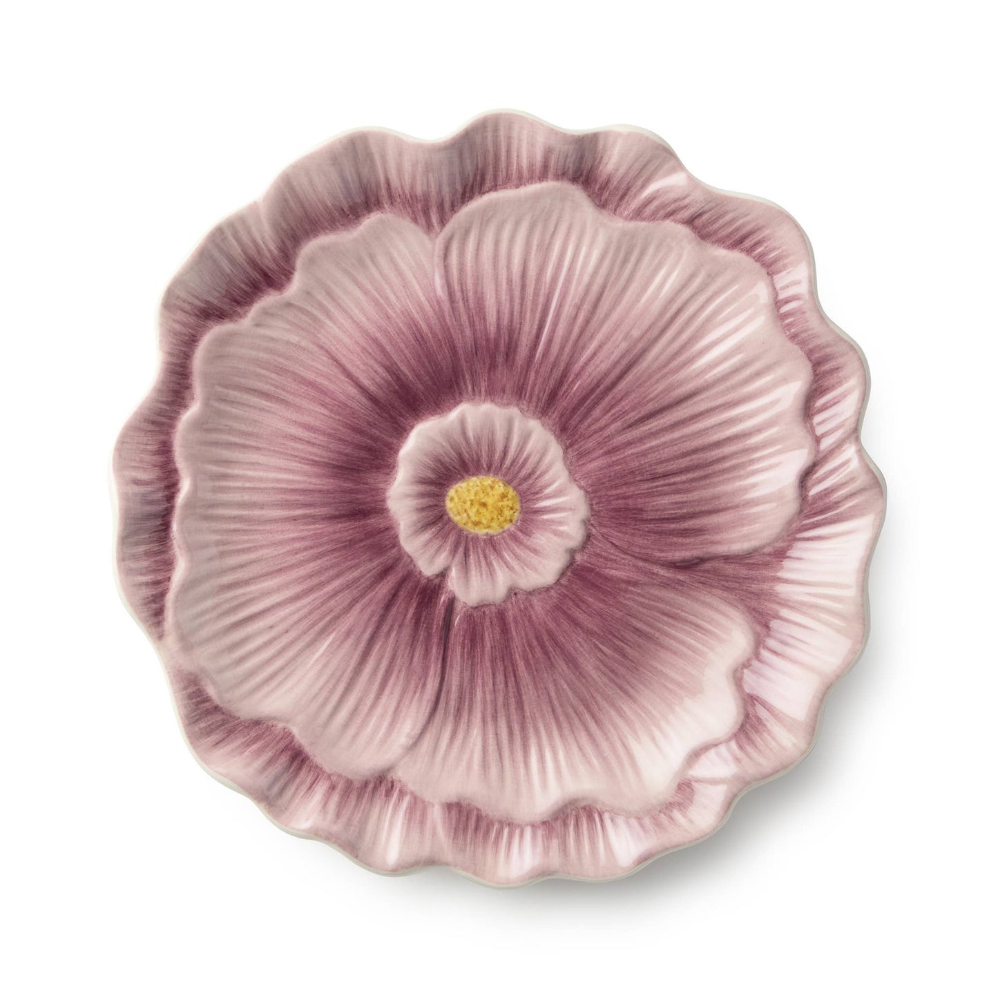 Wildflowers 3-D Floral Dessert Plates 4 asst