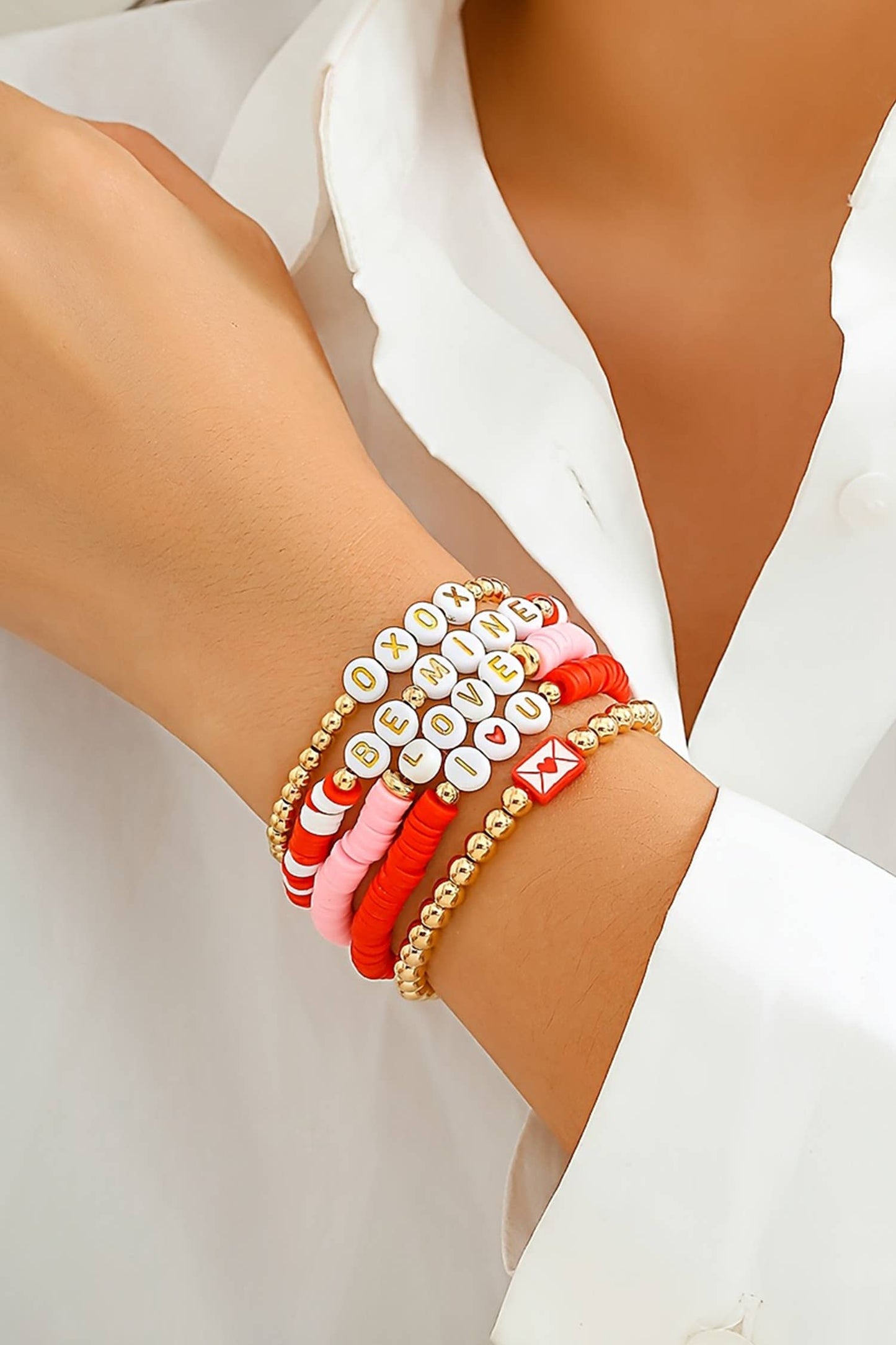 Valentine Hearts XOXO Bracelet