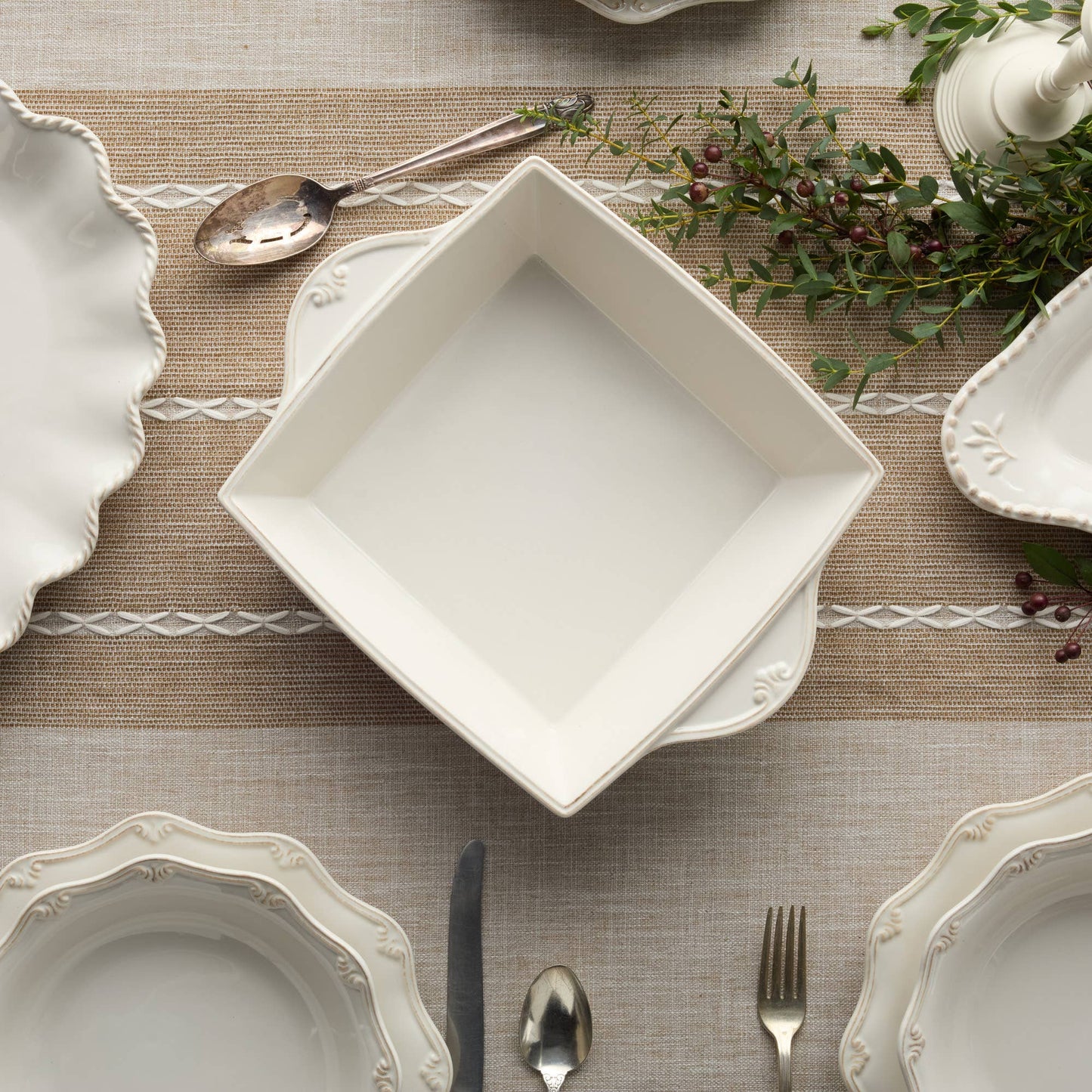 Heritage Square Baker 11.5" – Handcrafted Stoneware Dish