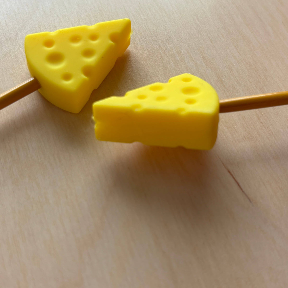 Knitting Needle Point Protectors - Cheese Wedge