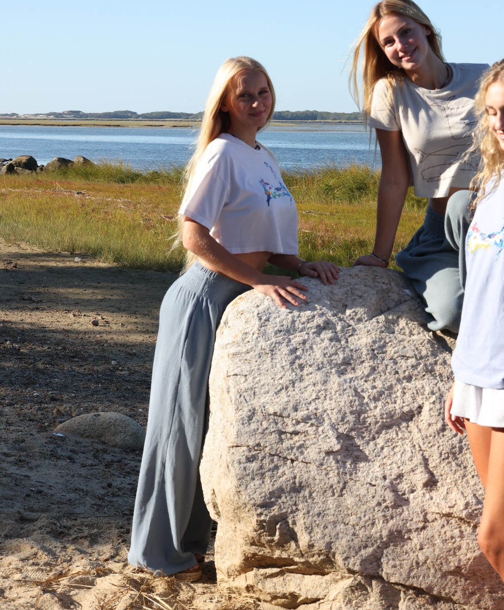 Coastal Waffle Pants - Blush