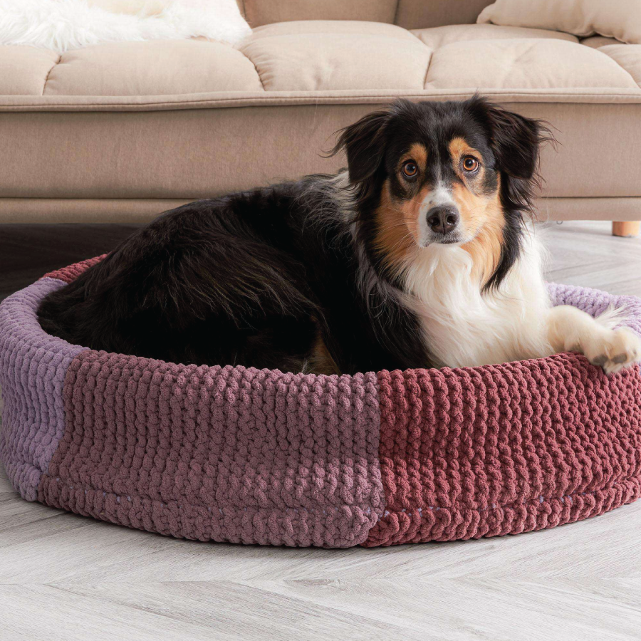 Hand Knit Dog Bed Making Class: $100