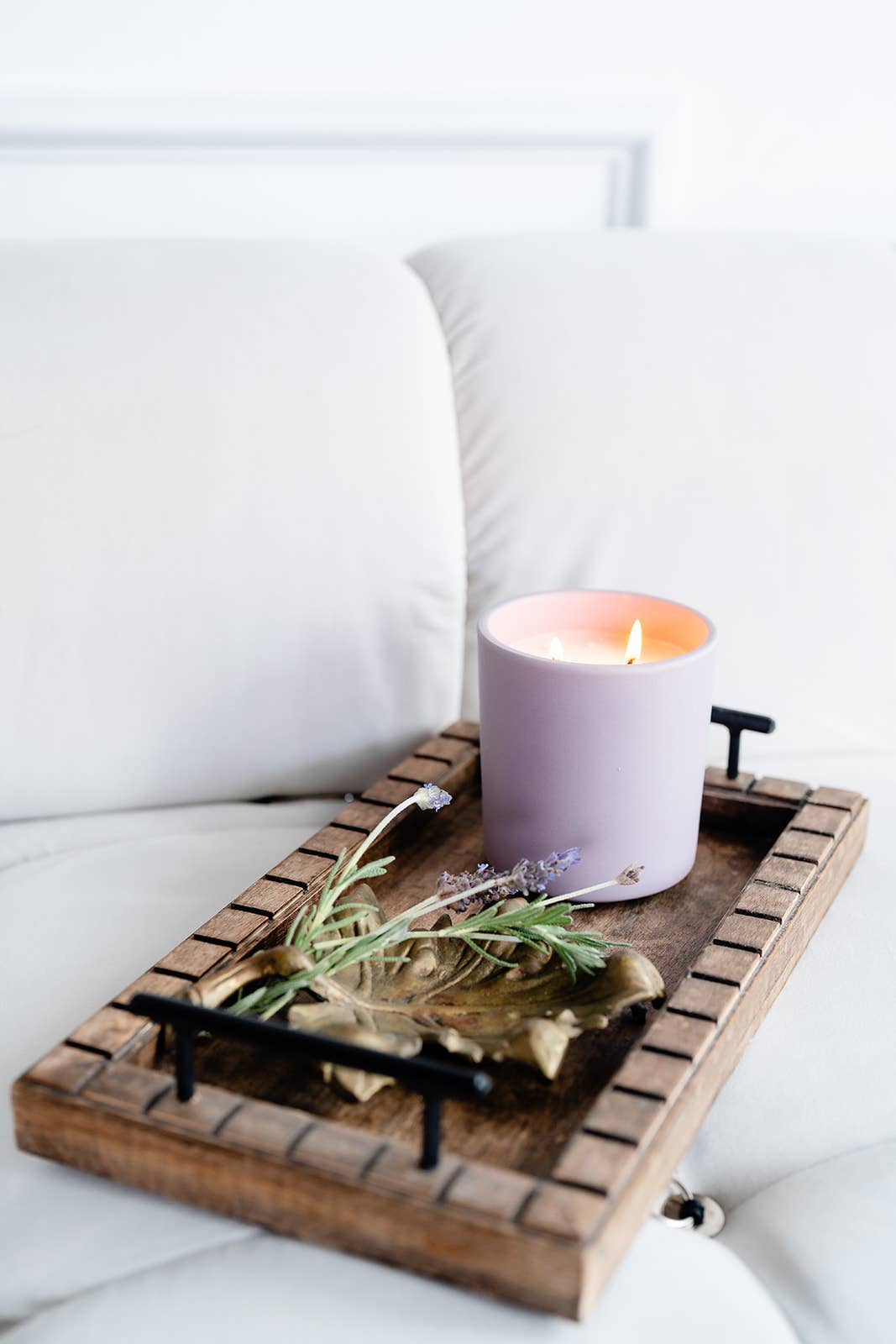 Earth & Ember 13 oz Candle: Blackberries & Basil