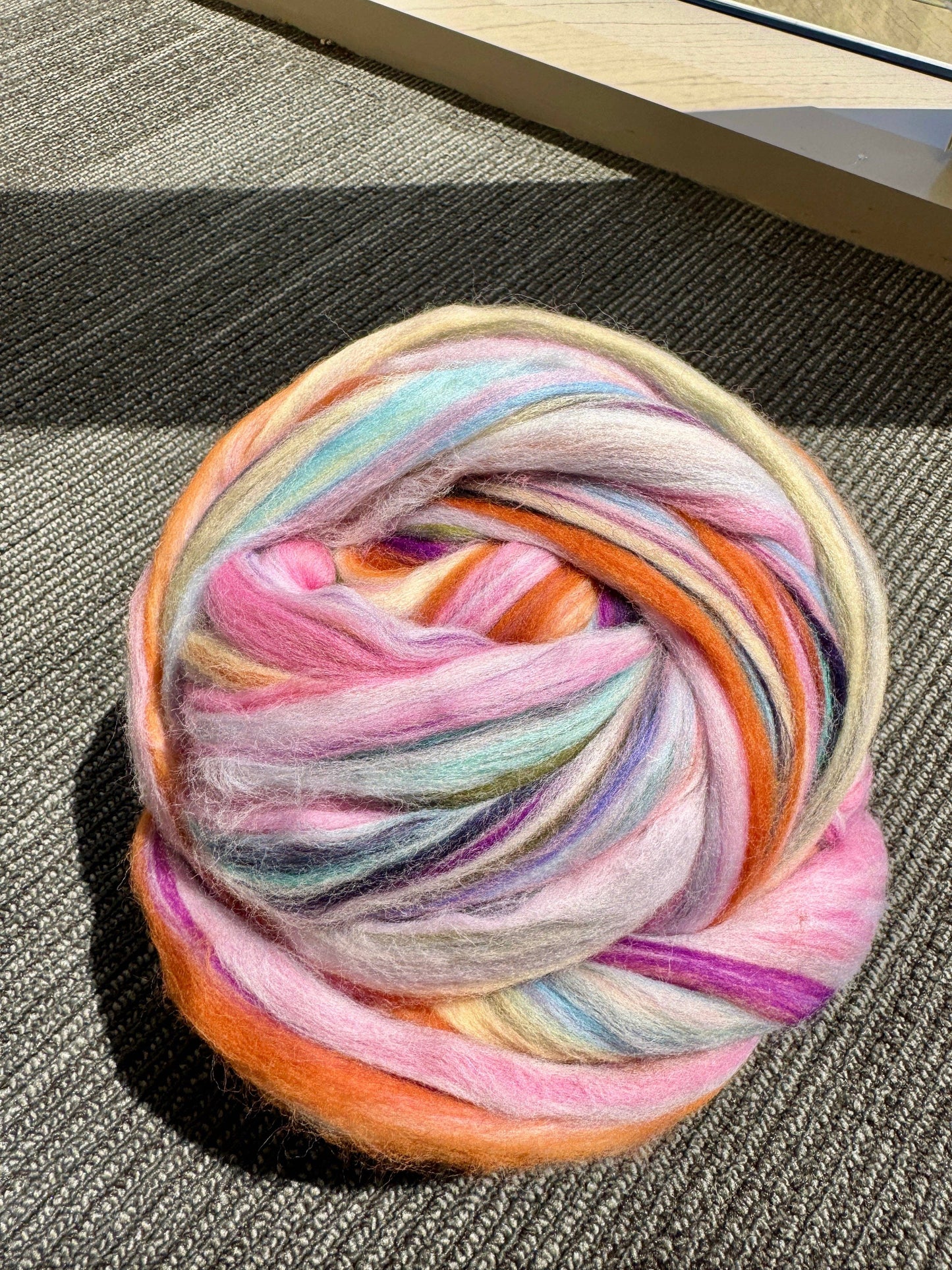 6 COLOR BLENDS MERINO WOOL ROVING A30 TIMO