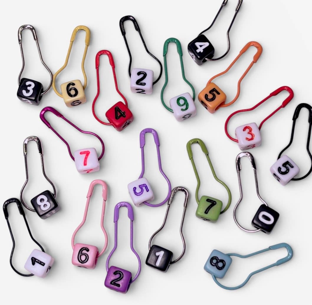 Color Code Row Counters Stitch Markers, Set of 10