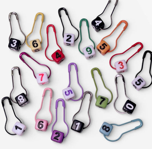 Color Code Row Counters Stitch Markers, Set of 10