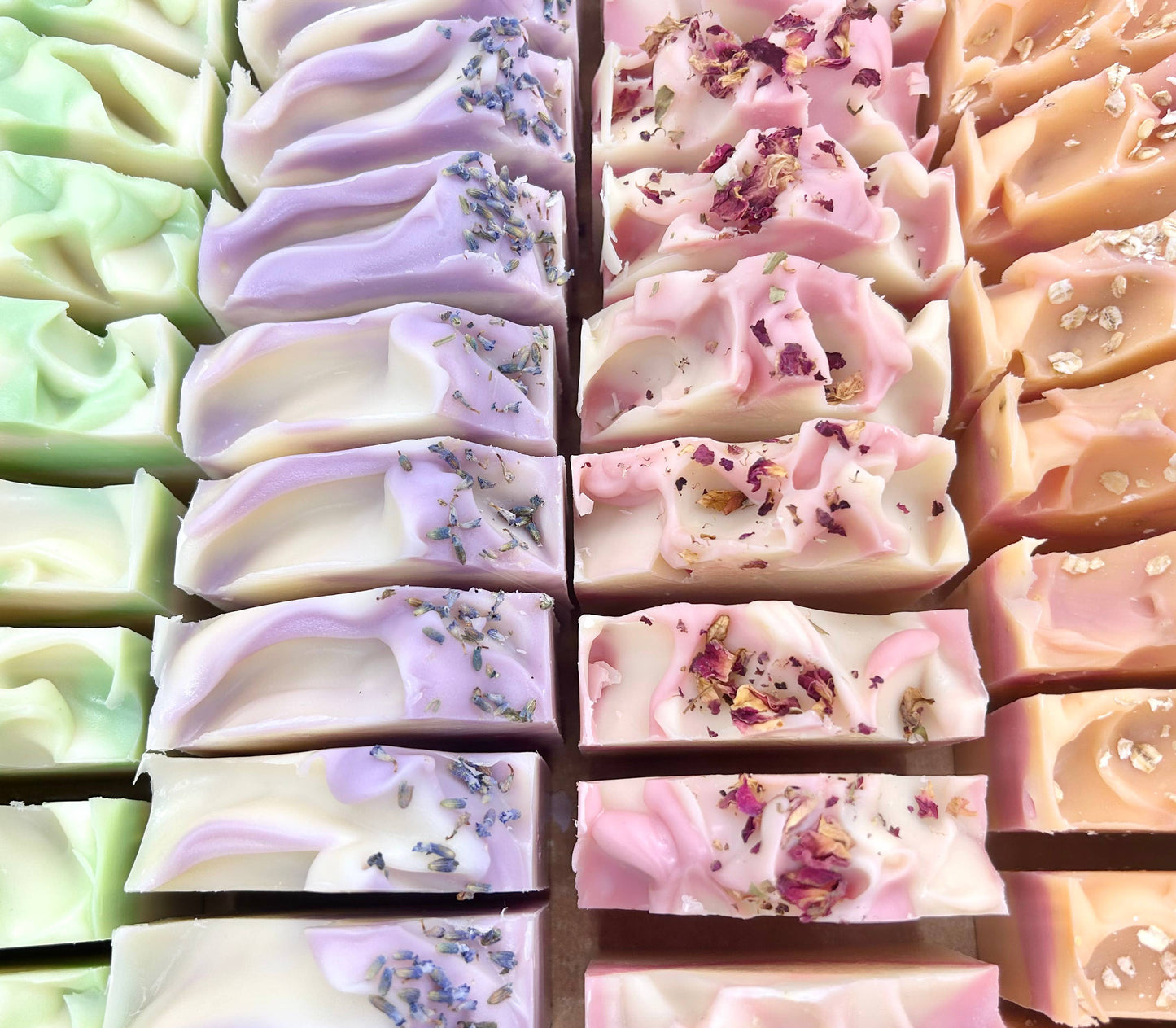 Peppermint Frost Handmade Soap Bar SEASONAL VEGAN Winter