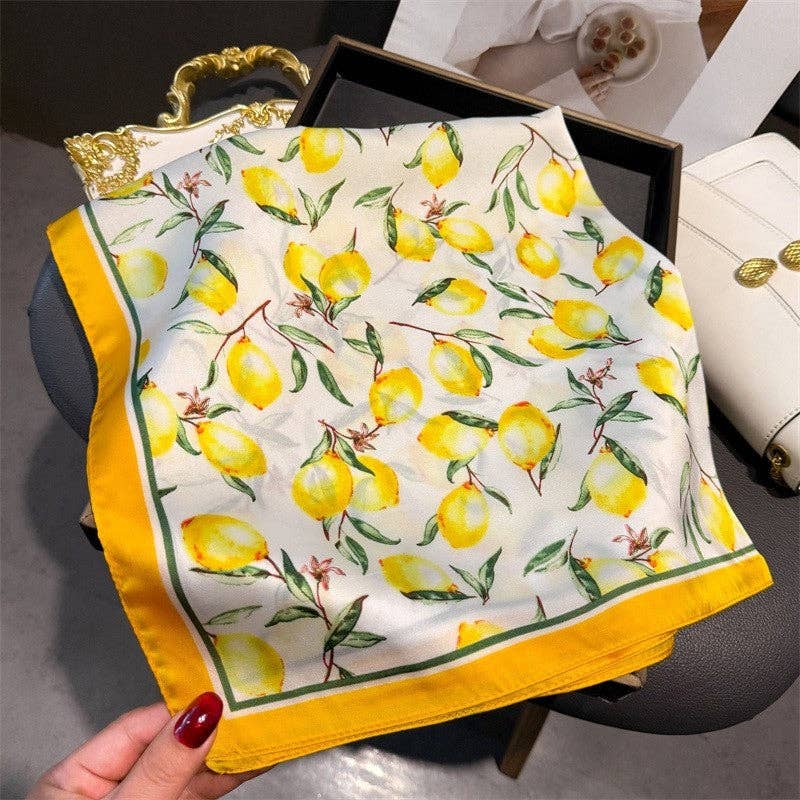 Fashion Print Square Scarf