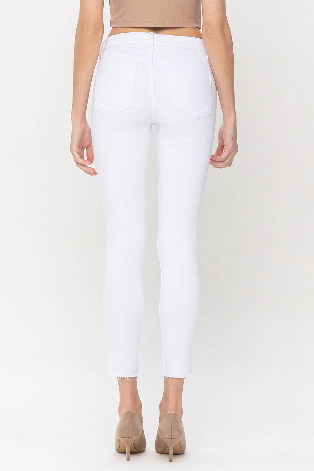 MID RISE SUPER SOFT ANKLE SKINNY JEANS F5141