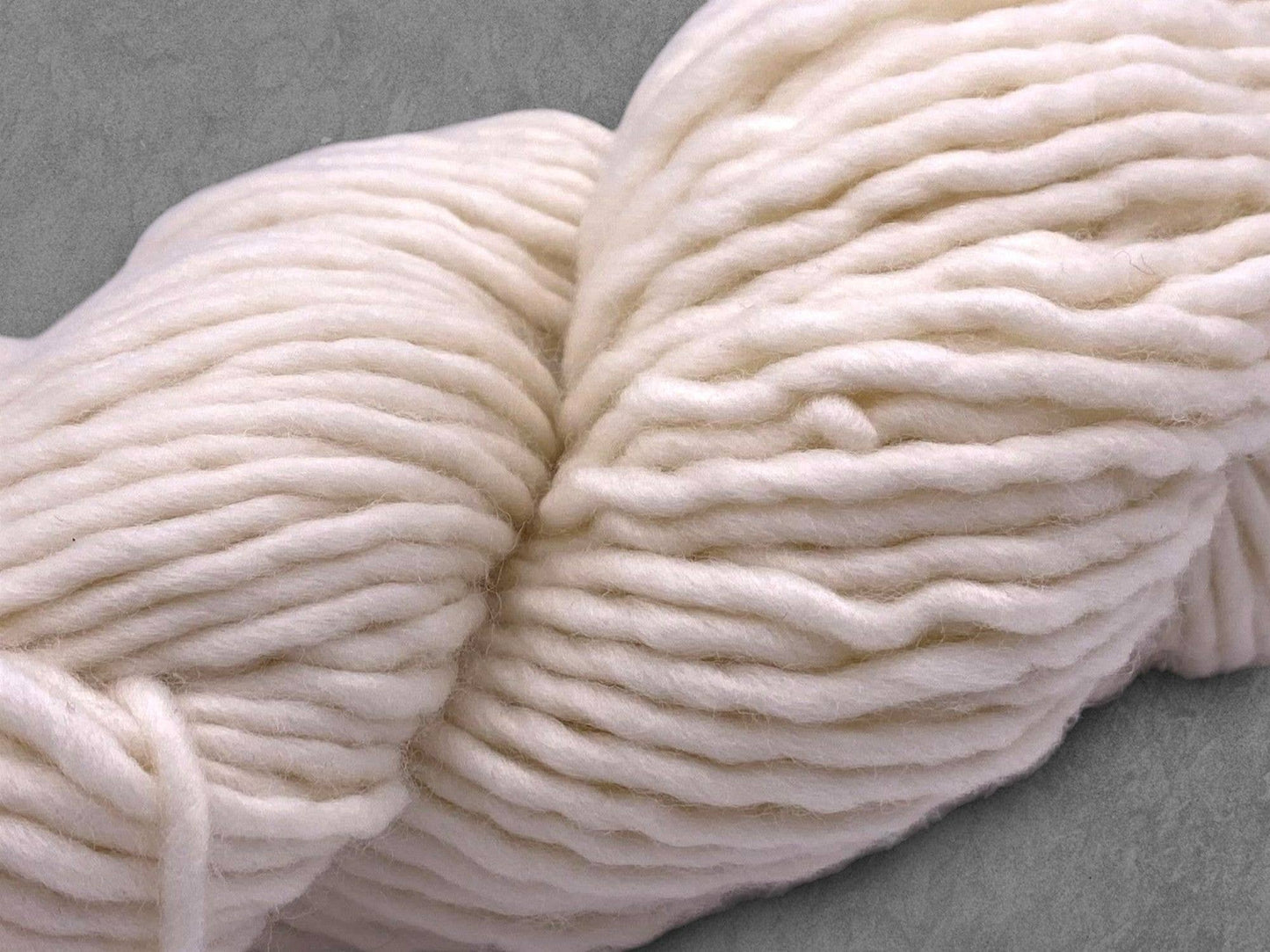Undyed Yarn: SW Merino Light Bulky Single Knitting Yarn