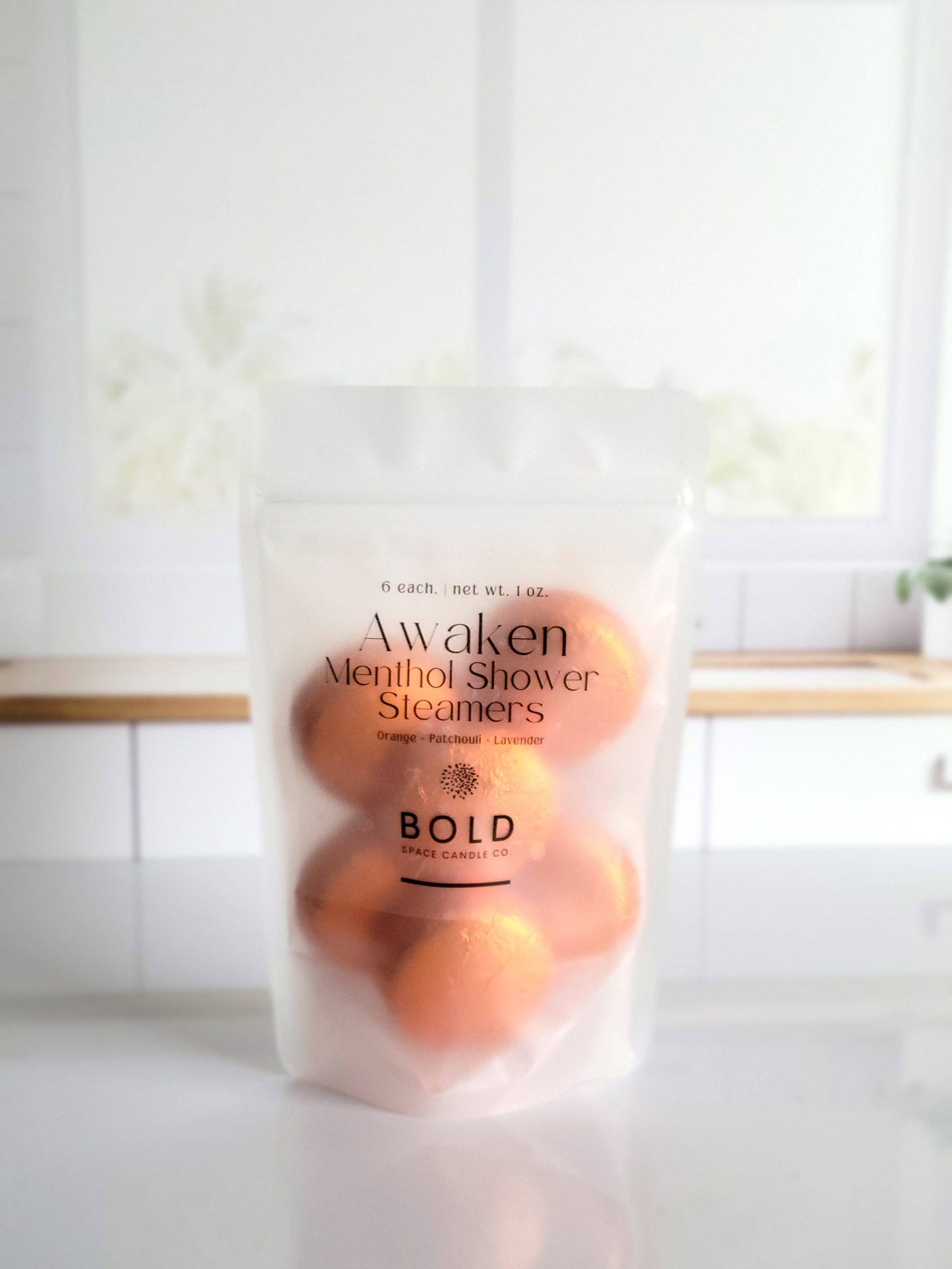 Awaken Shower Steamer – Energizing Orange & Lavender - 6 pk