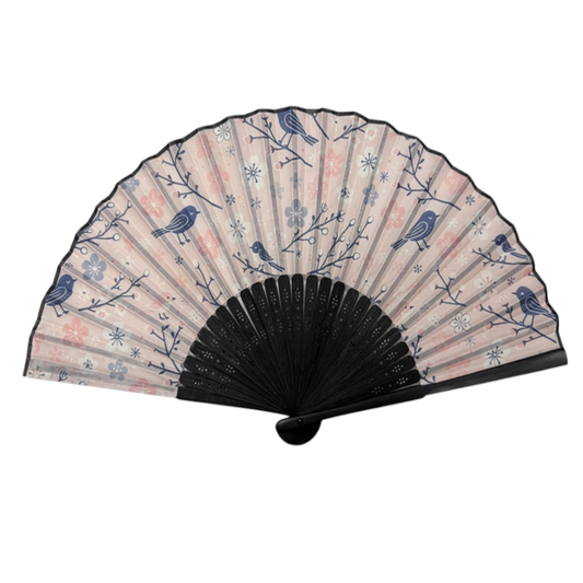 Sakura Birds Paper Folding Fan (50/300)