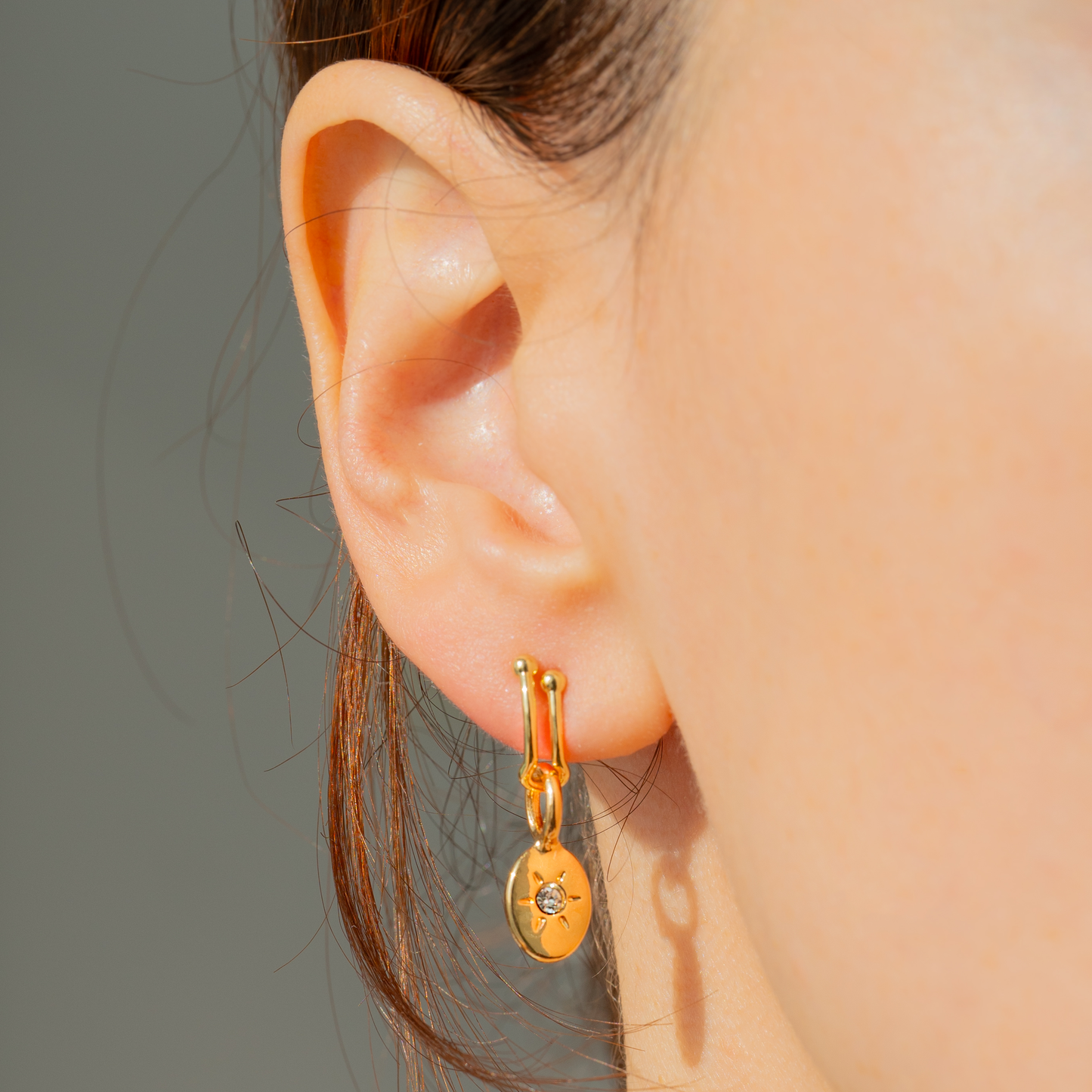 Charm Garden Add-A-Charm Gold Hoop Earrings
