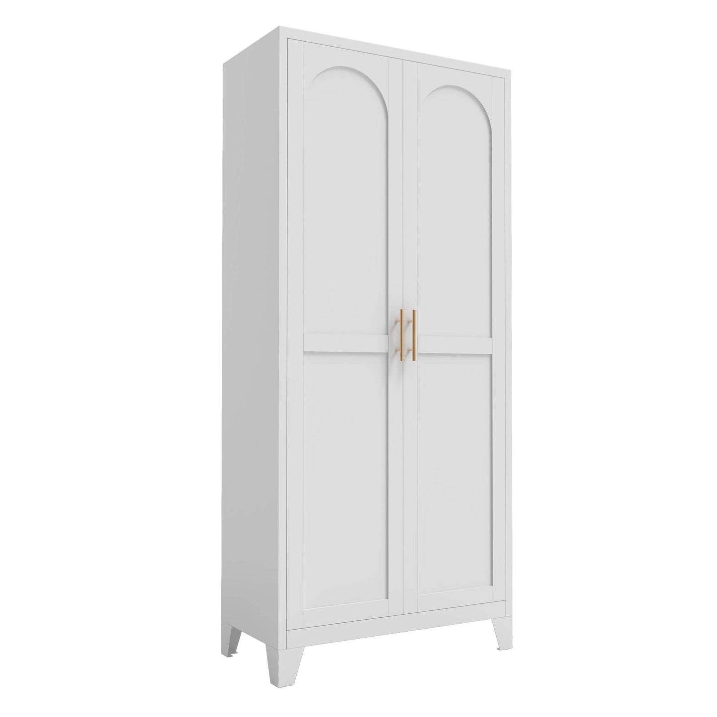 Shapely Doors Storage Cabinet with Adjustable Shelves