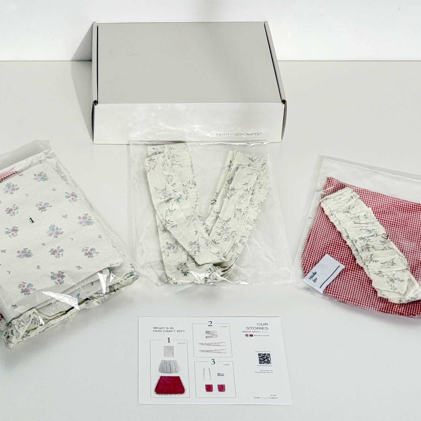 DIY Sewing Kit – Vintage Apron Craft Box (Lv.3)