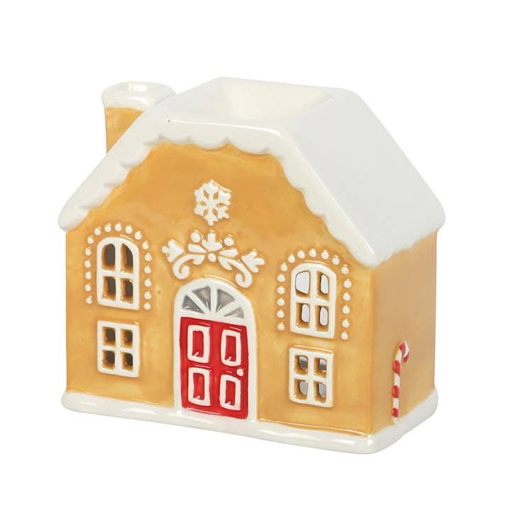 Gingerbread House Shaped Christmas Oil Burner and Wax Warmer
