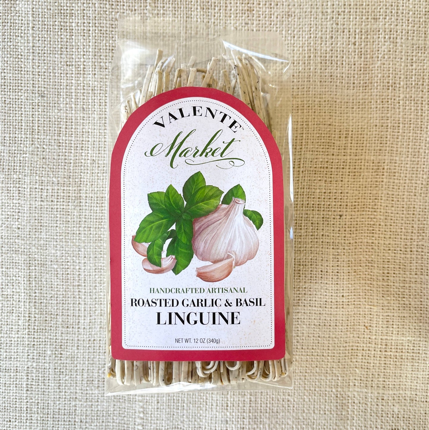Roasted Garlic and Basil Fettuccine / Dry Specialty Pasta