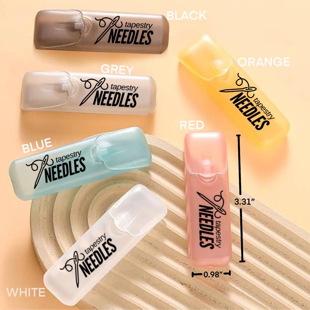Tapestry Needle Case with 12 Needles