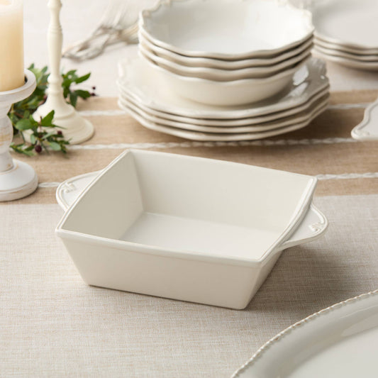 Heritage Square Baker 11.5" – Handcrafted Stoneware Dish